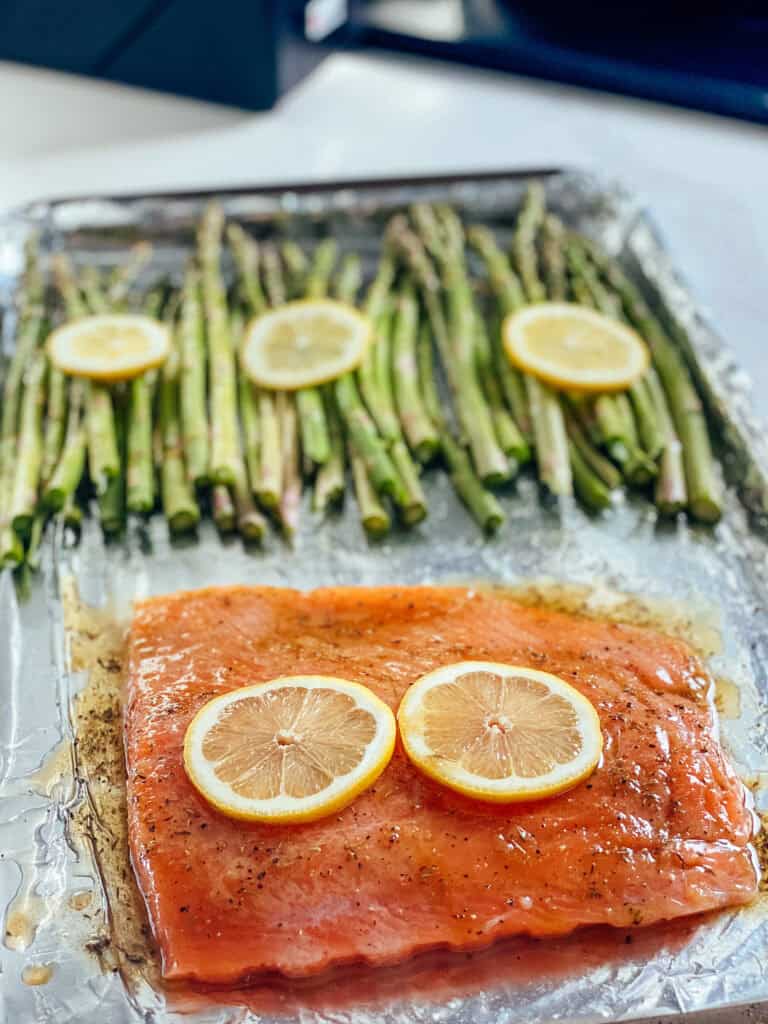 prepared honey citrus salmon