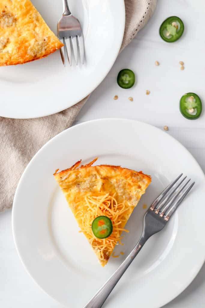 frittata, cheese frittata, breakfast frittata, jalapeño cheddar frittata, brunch