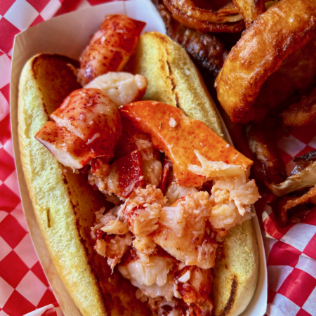 bostwick's hot buttered lobster roll